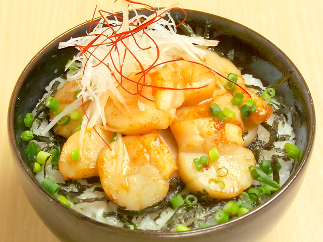 ほたてステーキ丼