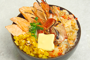 海鮮ミックスステーキ丼