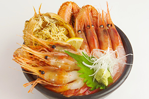 毛がに・海老丼